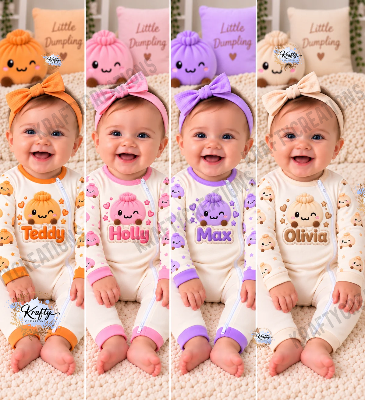 Dumpling Rompers