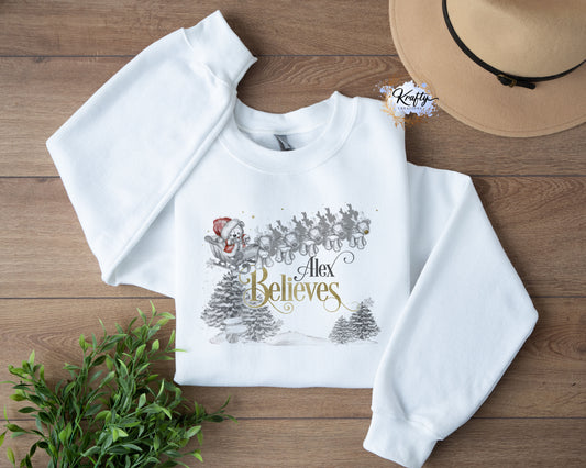 Christmas Sweatshirts - Sleigh
