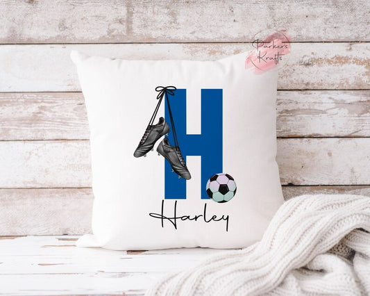 Personalised Football Initials Cushions