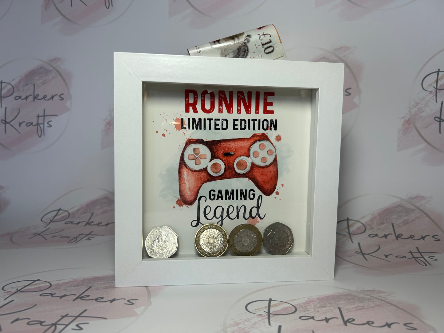 Personalised Gaming Money Boxes