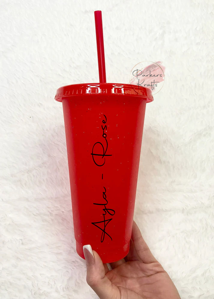 24oz Glitter Cold Cups