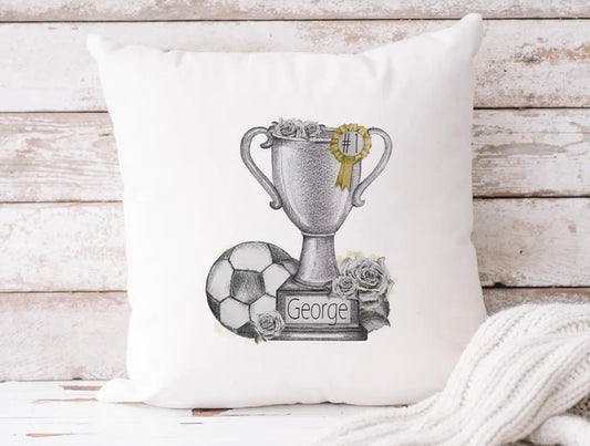 Personalised Trophy Football Cushions