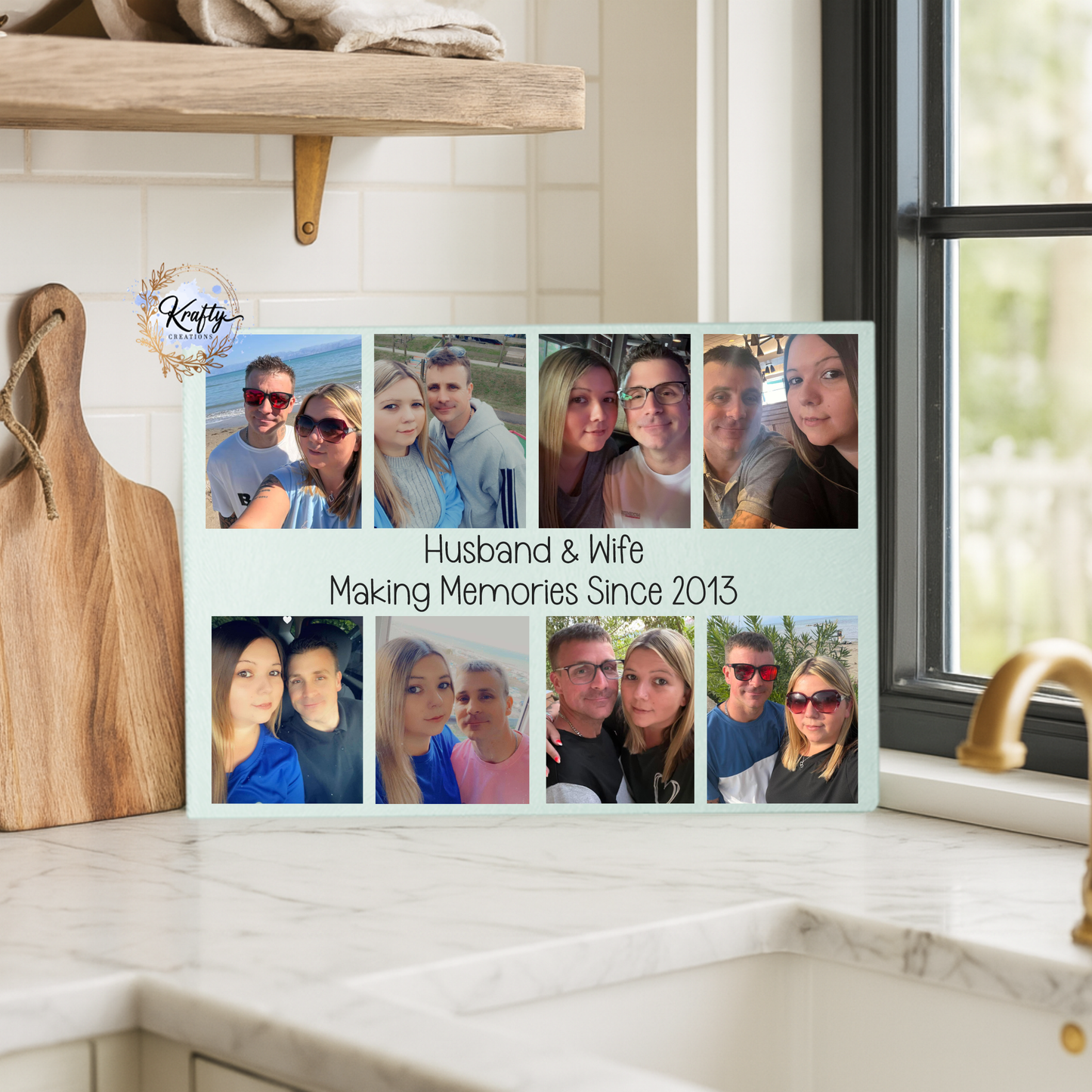 Photo Glass Chopping Board - Small 20x28cm