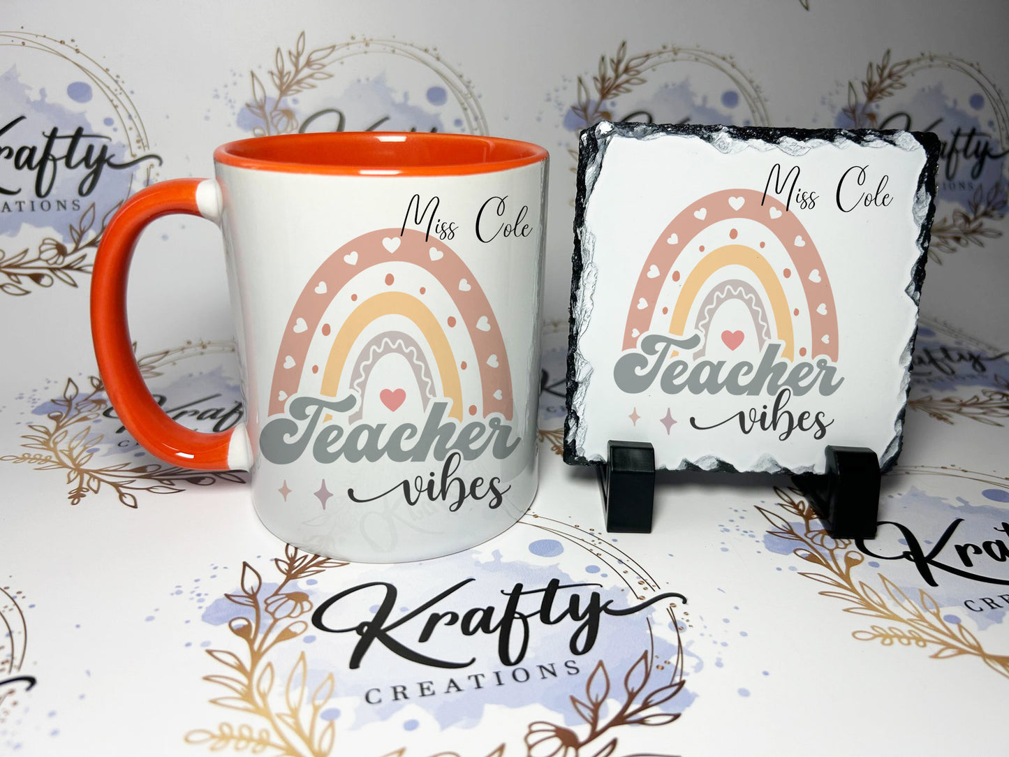 Teacher Mug - 4 Different Rainbow Designs