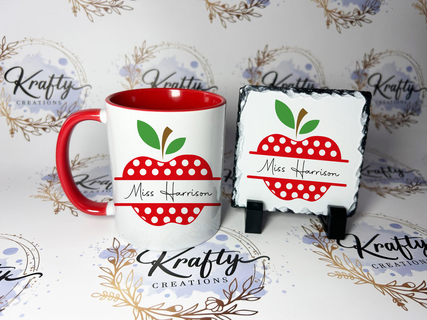 Teacher Mug - 7 Different Apple Designs