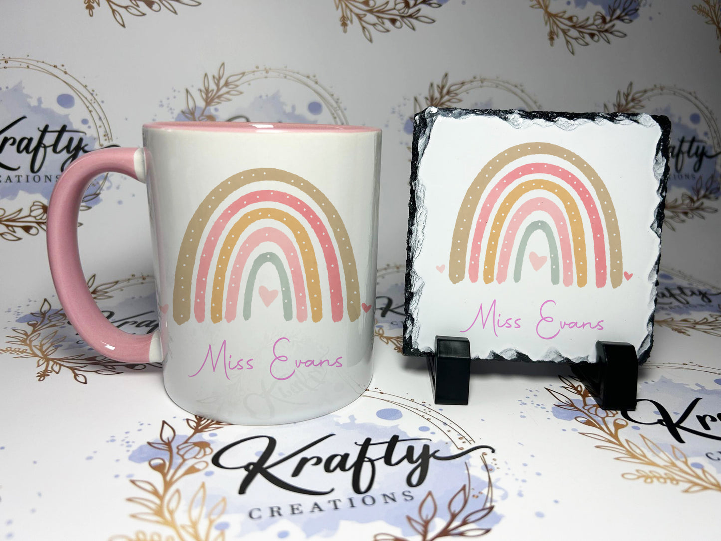 Teacher Mug - 4 Different Rainbow Designs