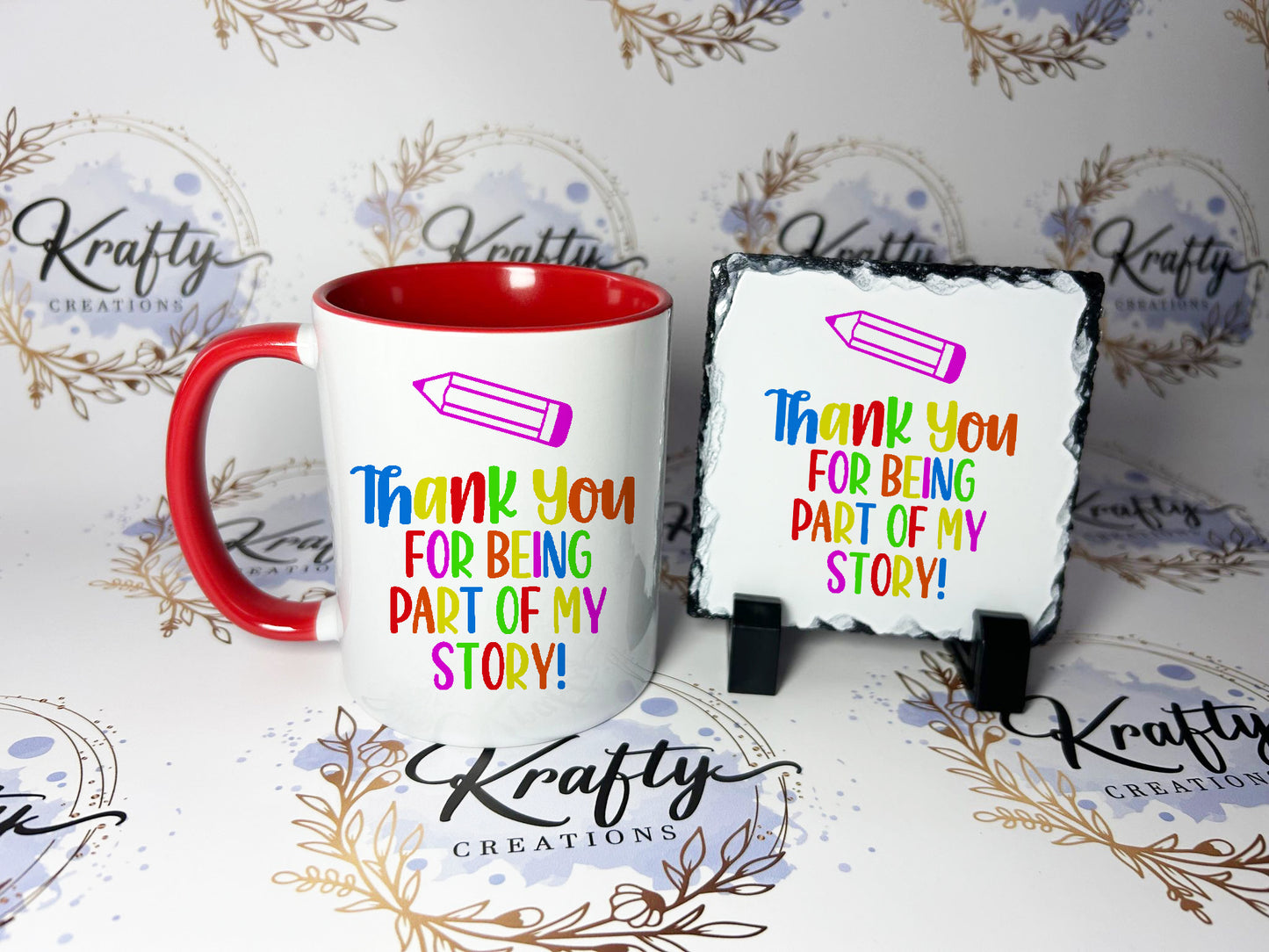 Teacher Mug - 5 Different Crayons Designs