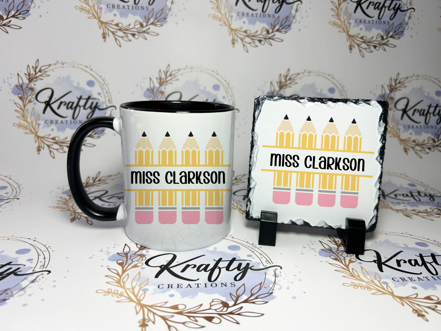 Teacher Mug - 5 Different Crayons Designs