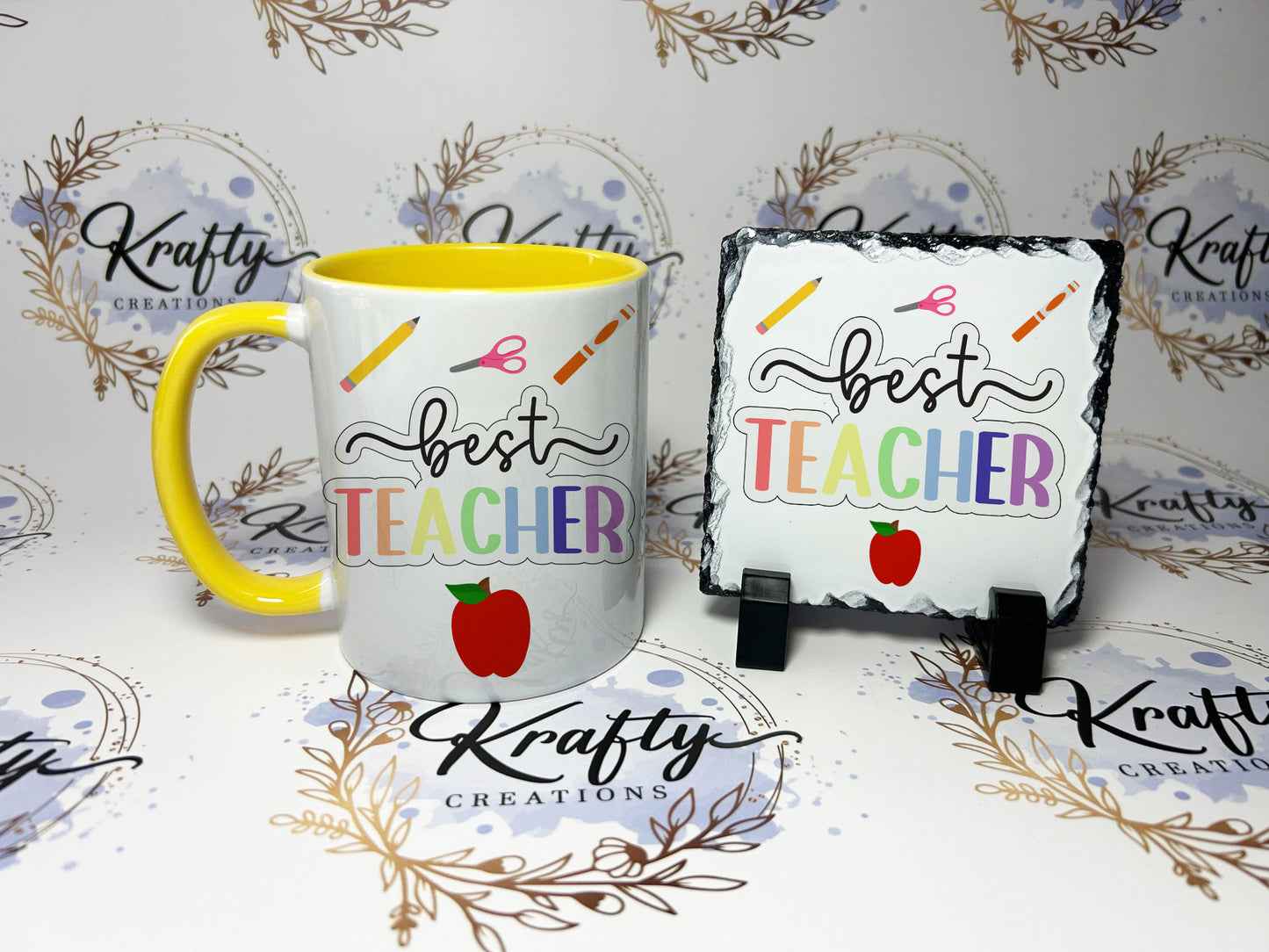 Teacher Mug - 7 Different Apple Designs