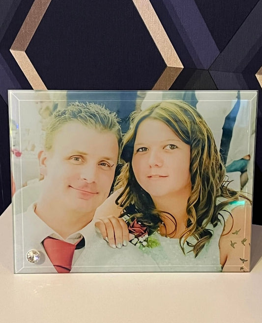 Personalised Photo Glass Frame