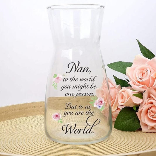 Flower Vase - you are the world