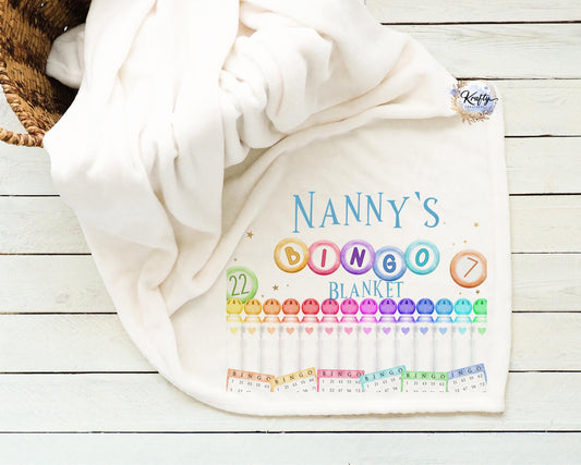 Personalised bingo blanket