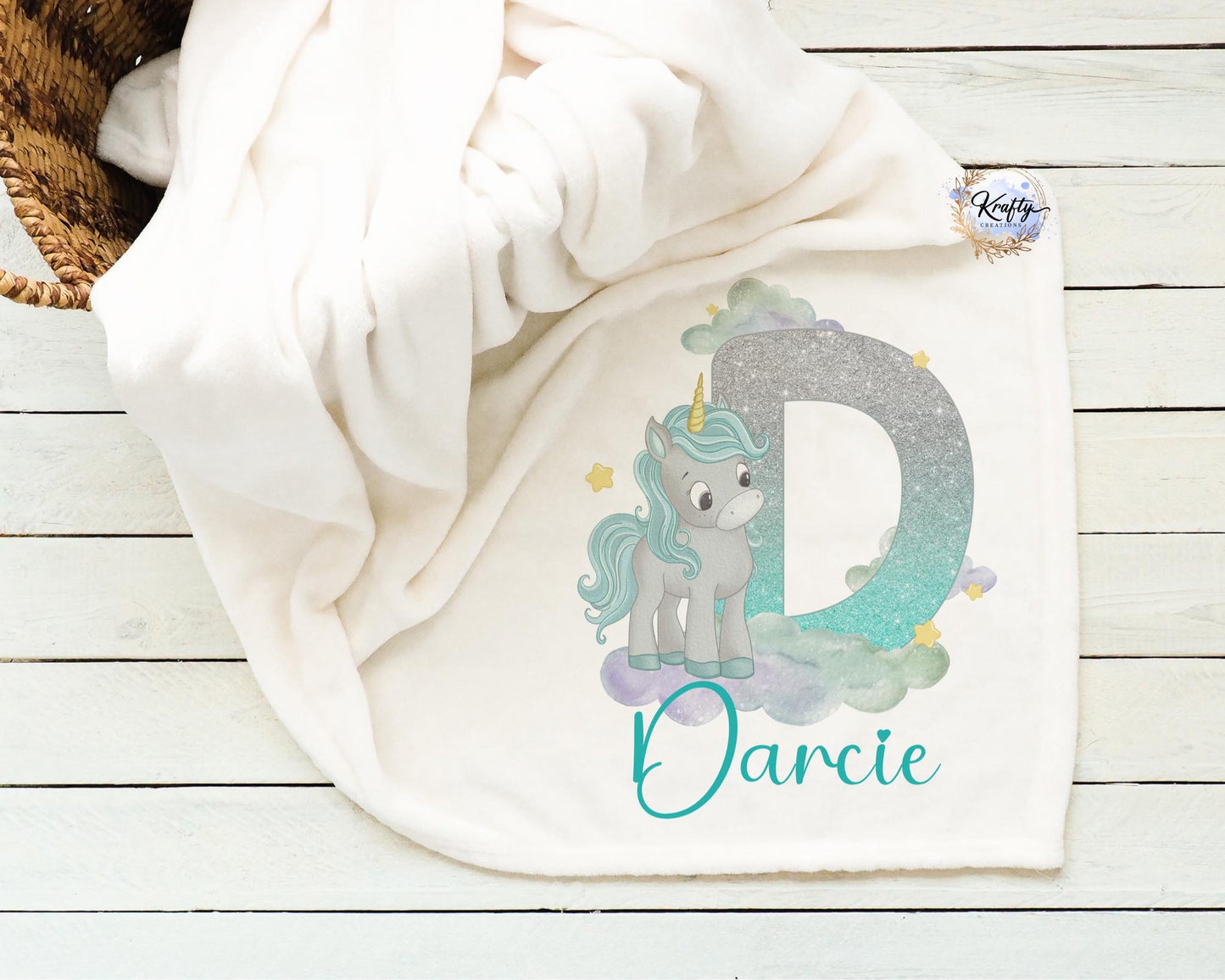 Personalised Alphabet unicorn