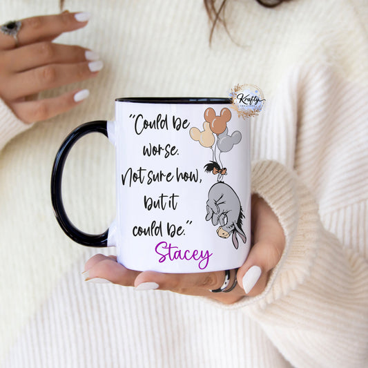 Eeyore quote mug