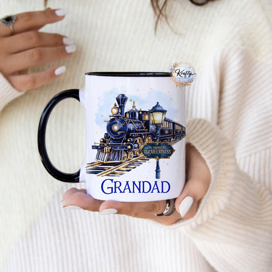 Polar express train mug
