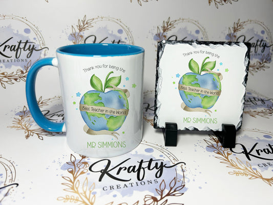 Teacher Mug - 7 Different Apple Designs