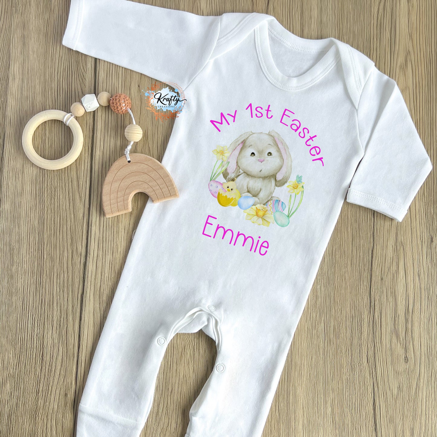 My 1st easter Sleepsuit / Vests