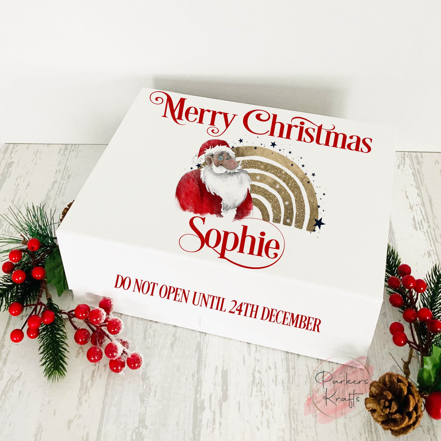 Personalised Christmas Eve Boxes - Santa Reinbow