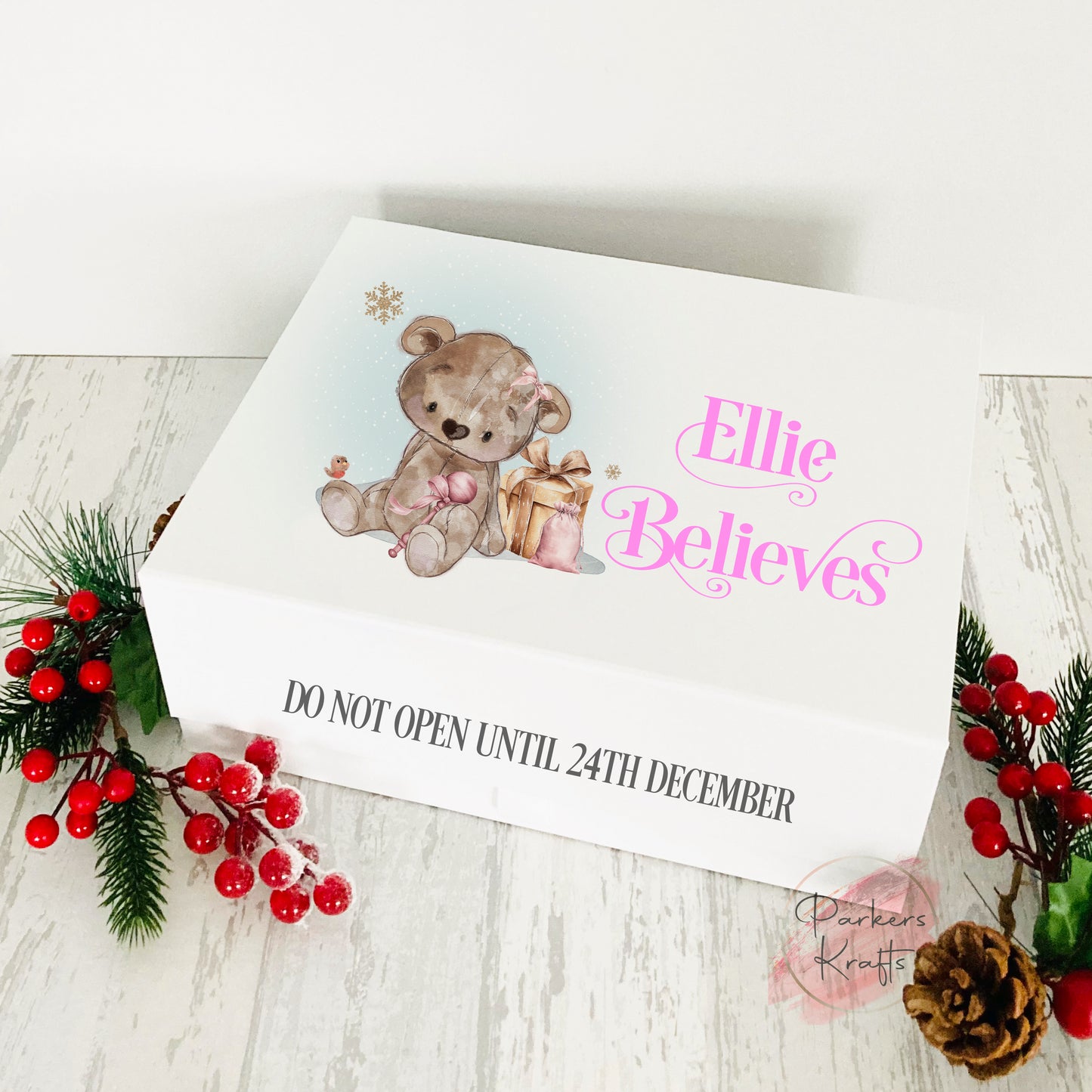 Personalised Christmas Eve Boxes - Cute Bears