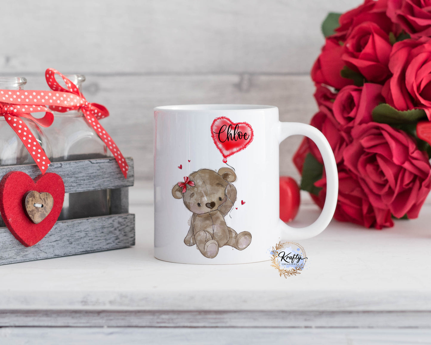 Personalised Teddy Bear Mugs