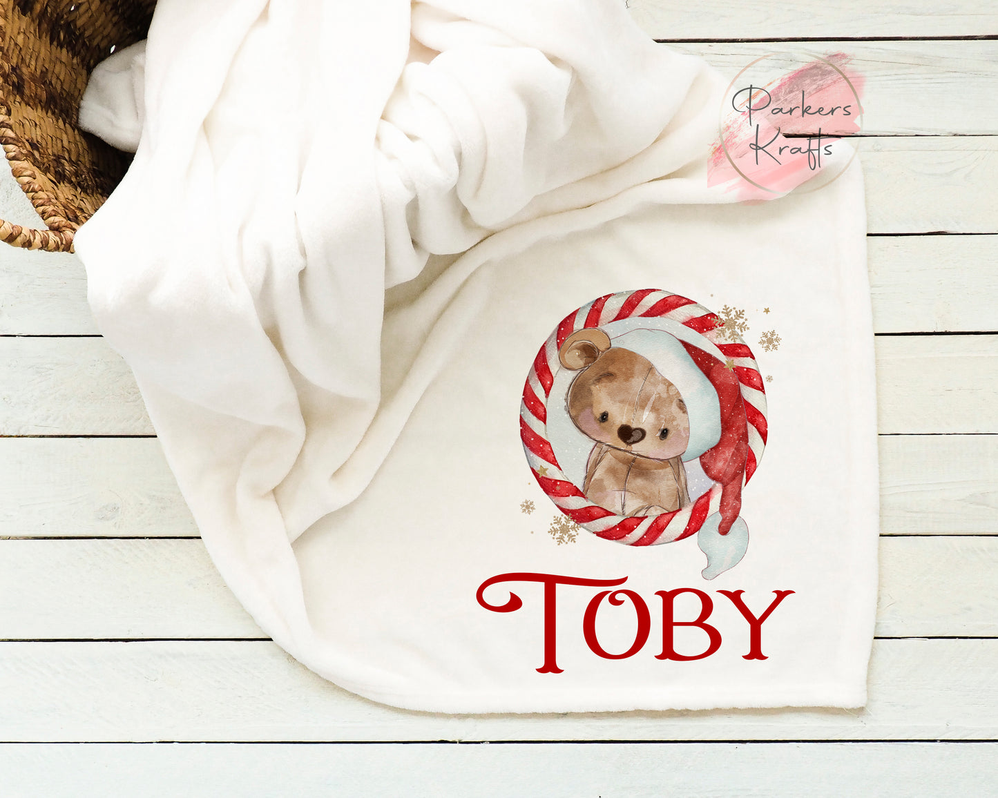 Personalised Teddy Bear Blanket