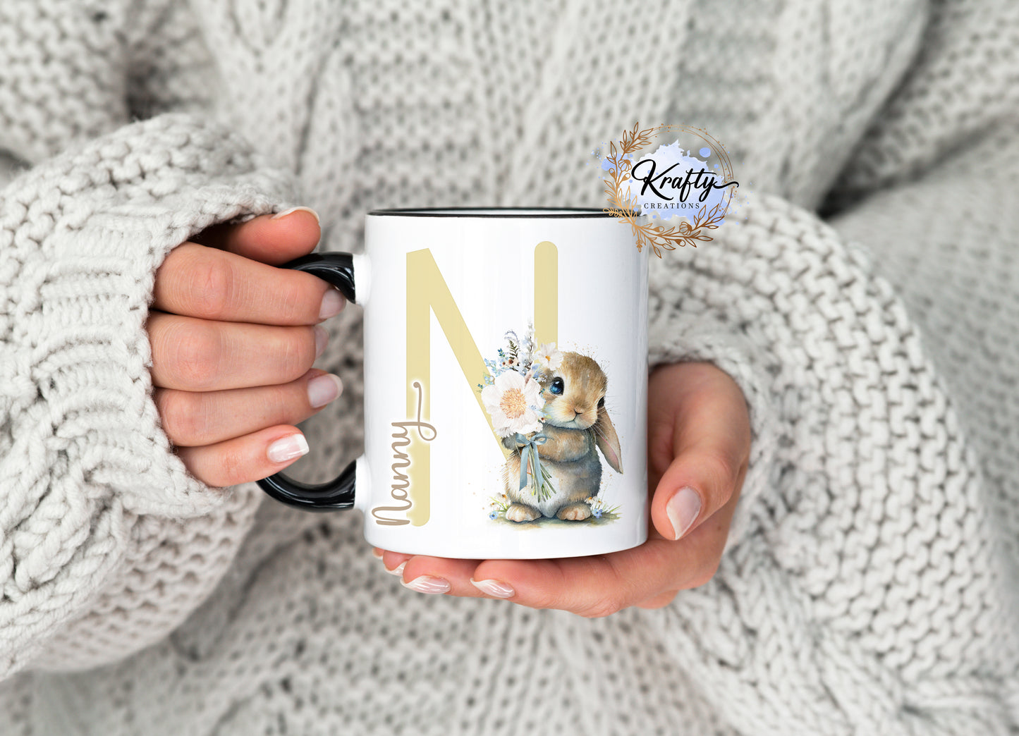 Bunny Alphabet Mugs