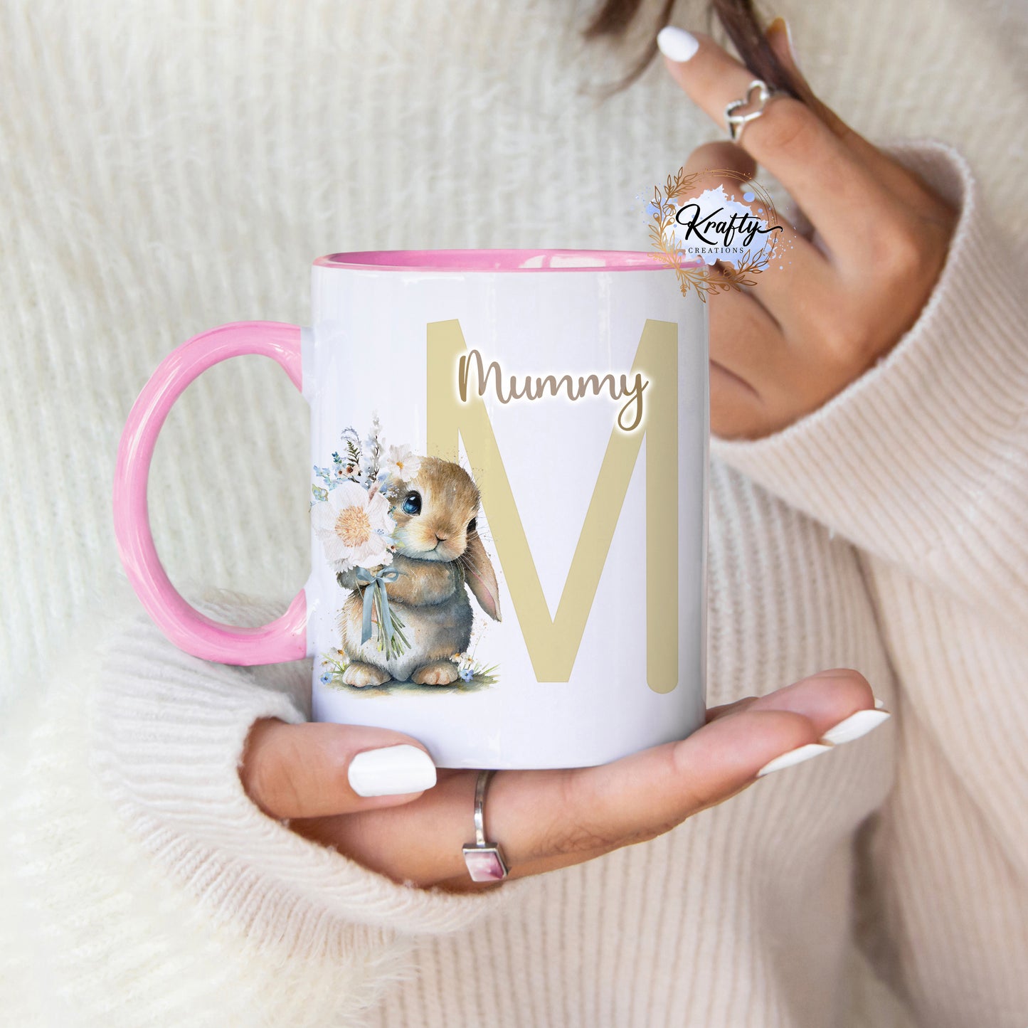 Bunny Alphabet Mugs