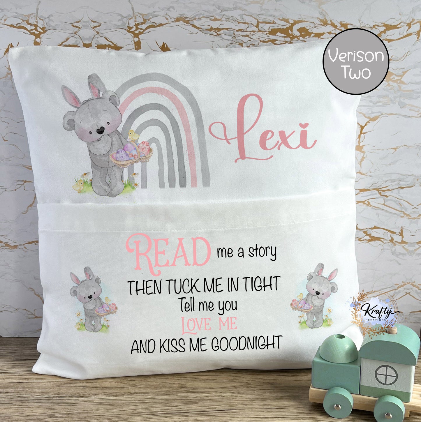 Easter Bunny Pocket Cushions