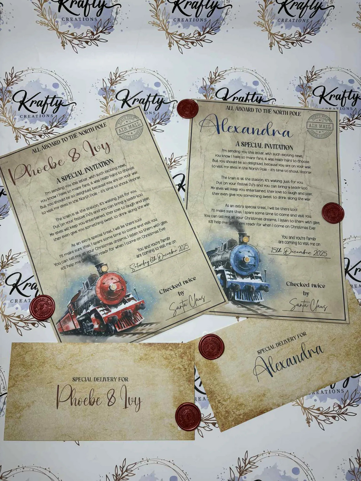 Polar Express Invites