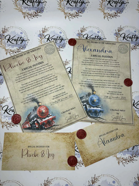 Polar Express Invites