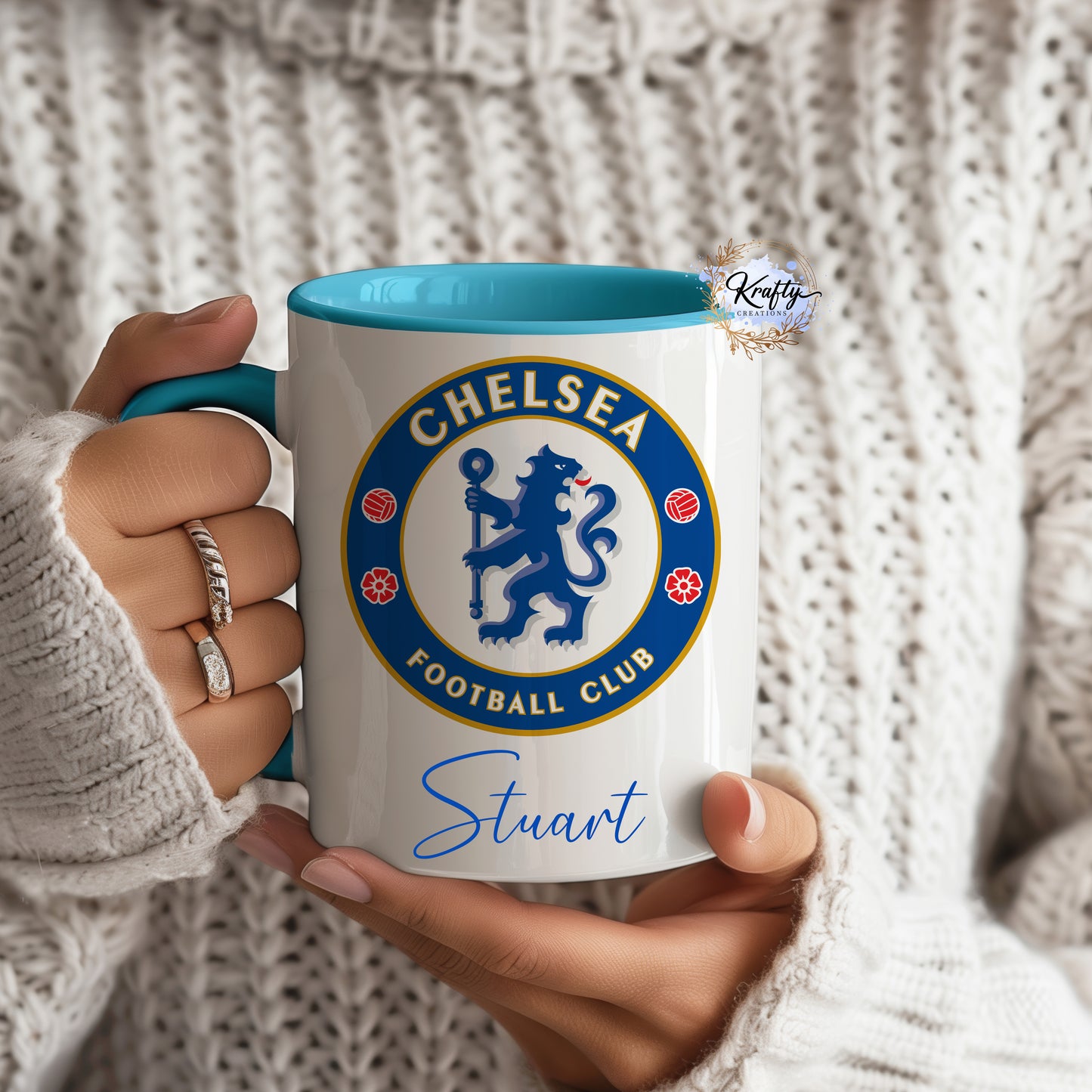 Personalised Football Team Mugs