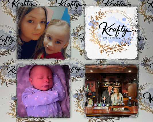 Slate Coasters, Photo Slates - You're own photo!