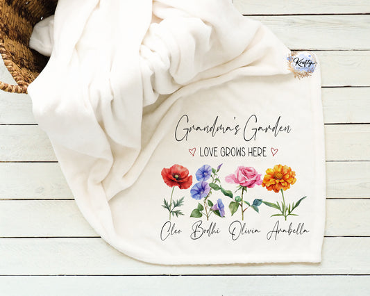 Love Grows Here - Blanket