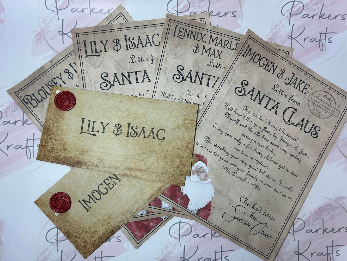 Lapland Invites - Father Christmas Invite Letters