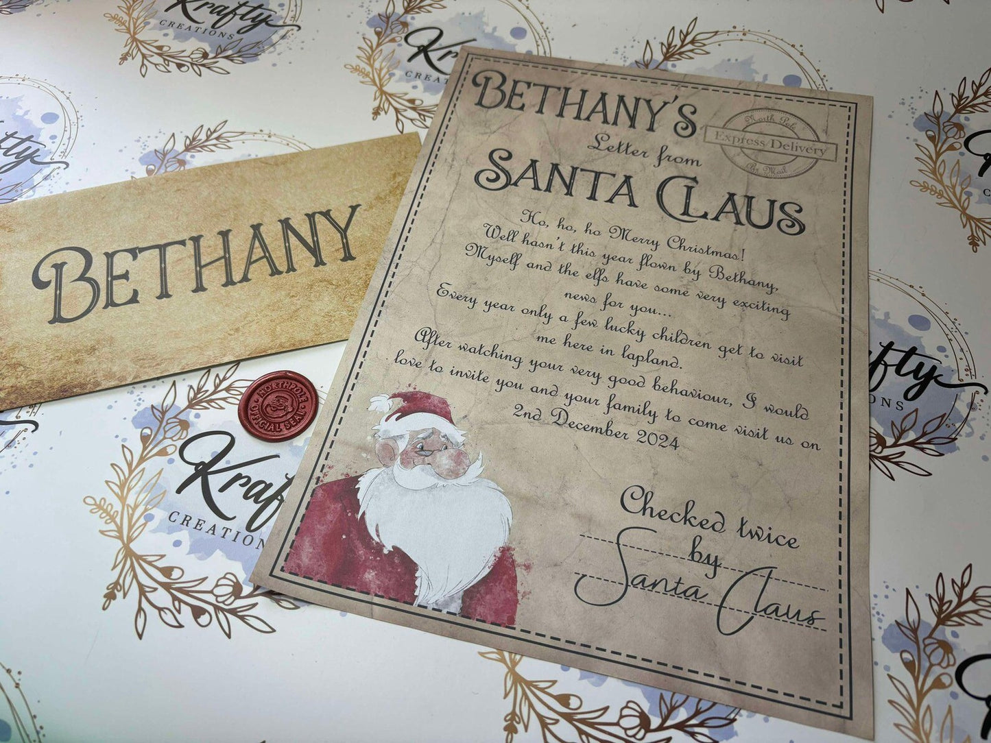 Lapland Invites - Father Christmas Invite Letters