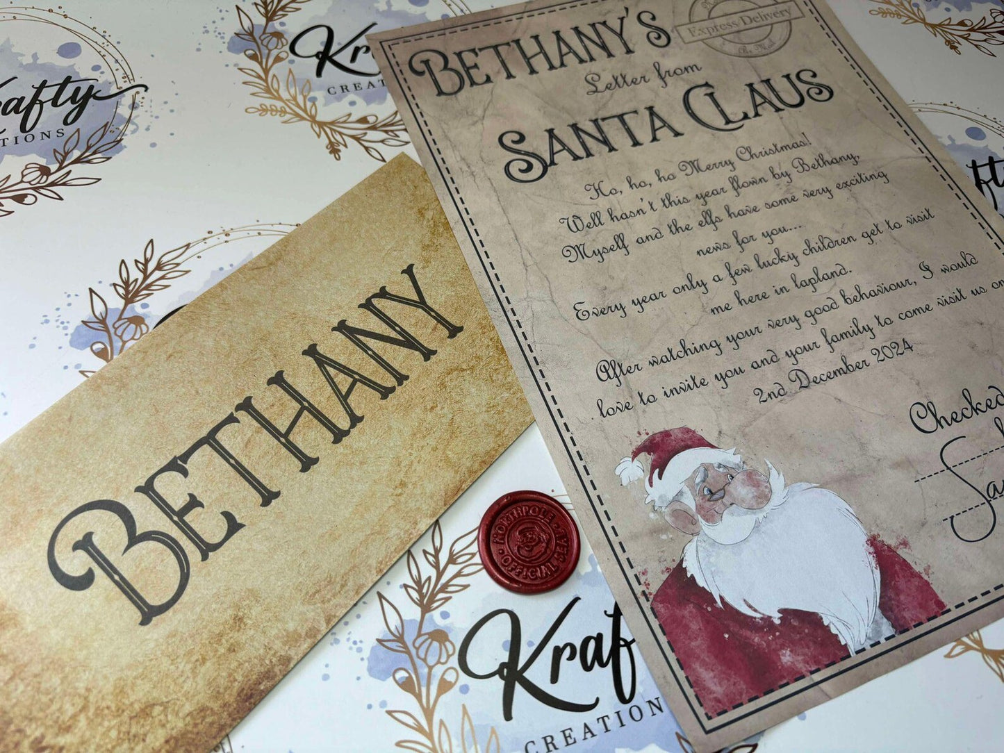Lapland Invites - Father Christmas Invite Letters