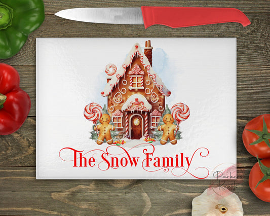 Gingerbread House Chopping Board