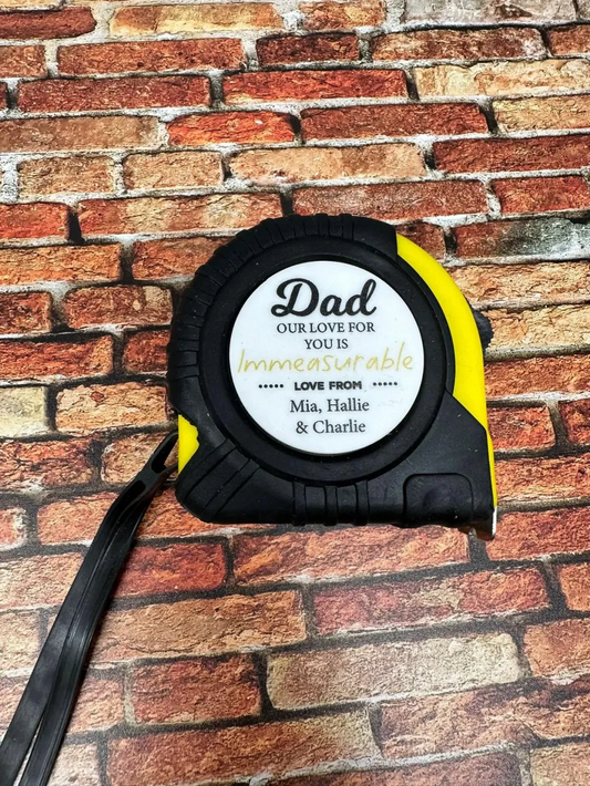 Personalised Tape Measure - Immeasurable