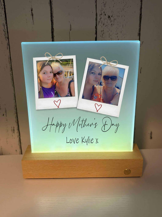 Personalised Photo Led Frame - Mother's day