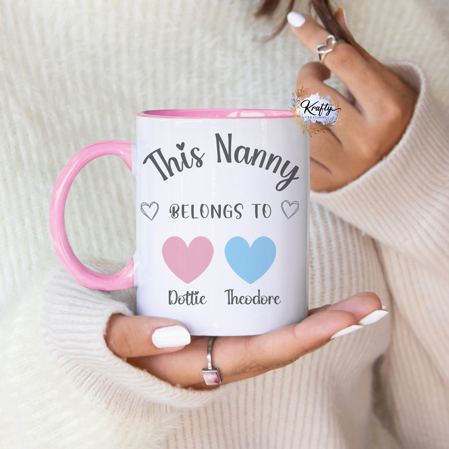 Belongs To Mug - Hearts