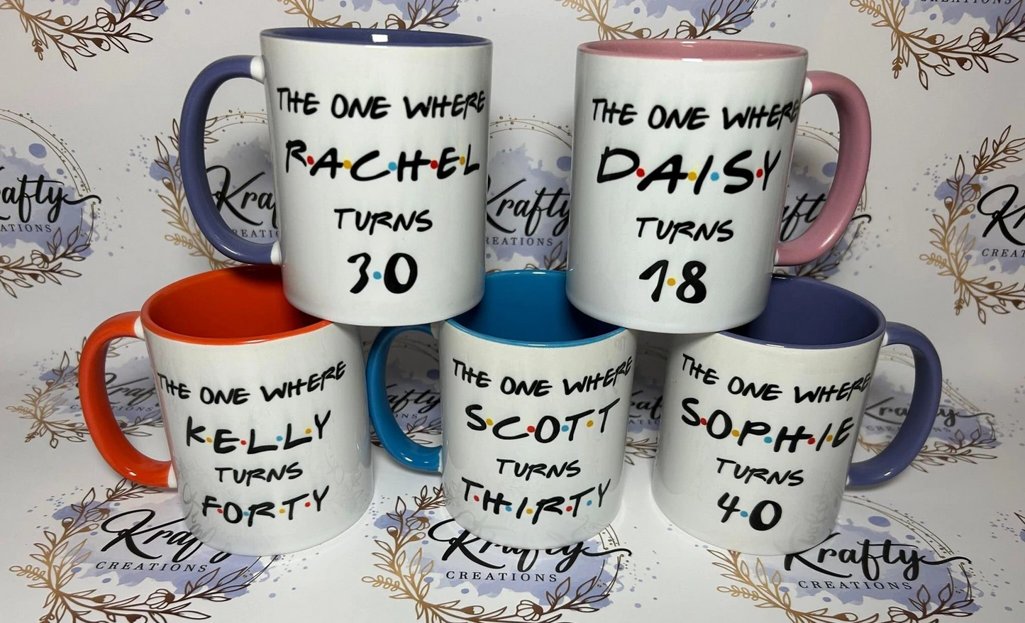 Friends Birthday Mugs