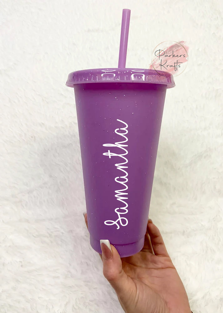 24oz Glitter Cold Cups