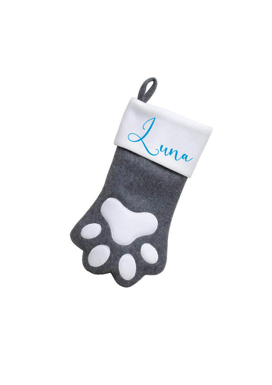 Paw Print Stockings