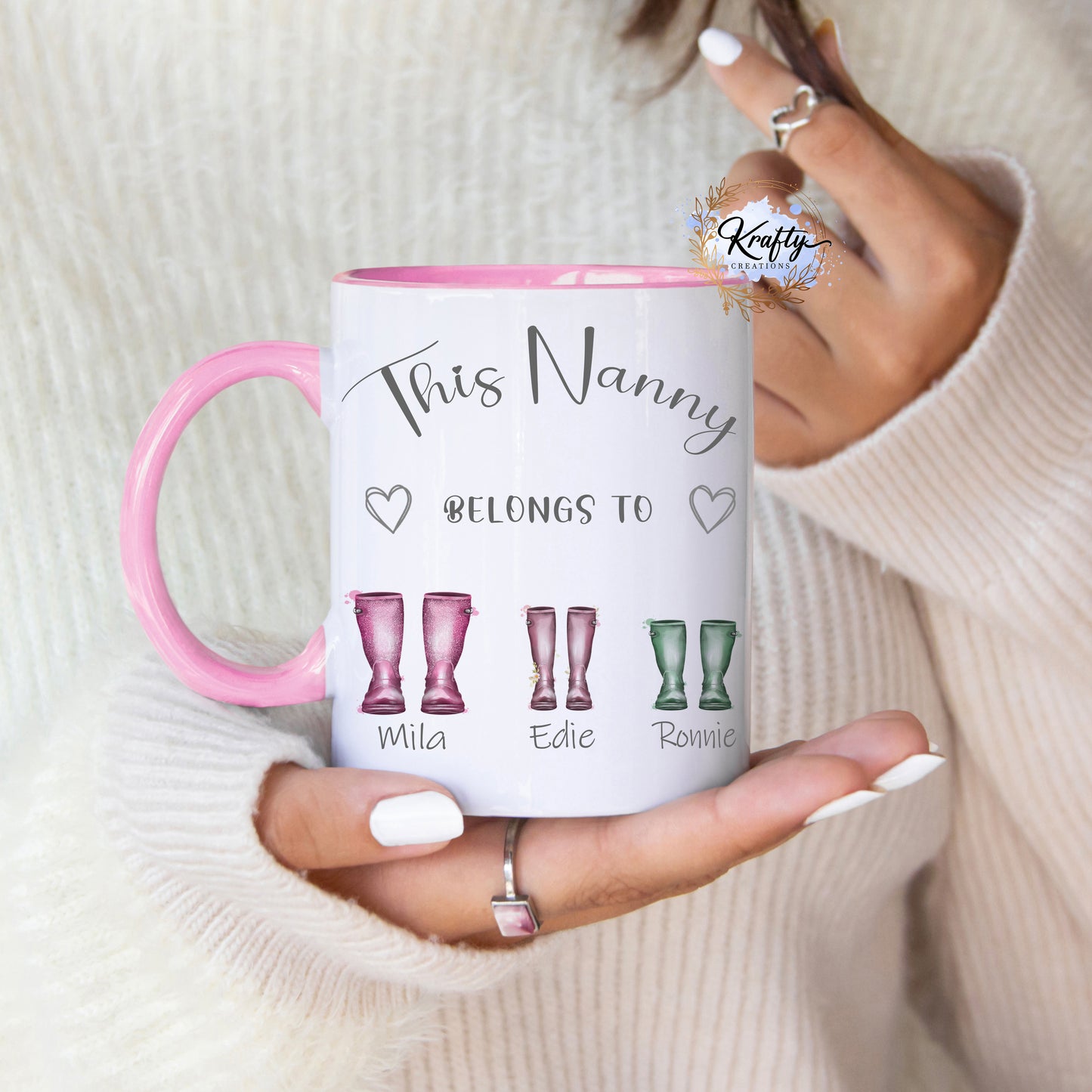 This Nanny Belongs To - Personalised Mug