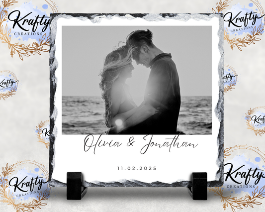 Couples Photo Slates - 20x20cm