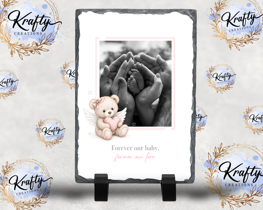 Memorial Baby Photo Slates - 12x22cm