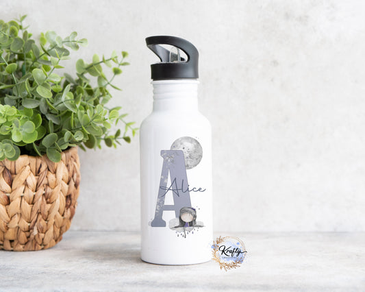 Pretty Little Goth Alphabet Water Bottle