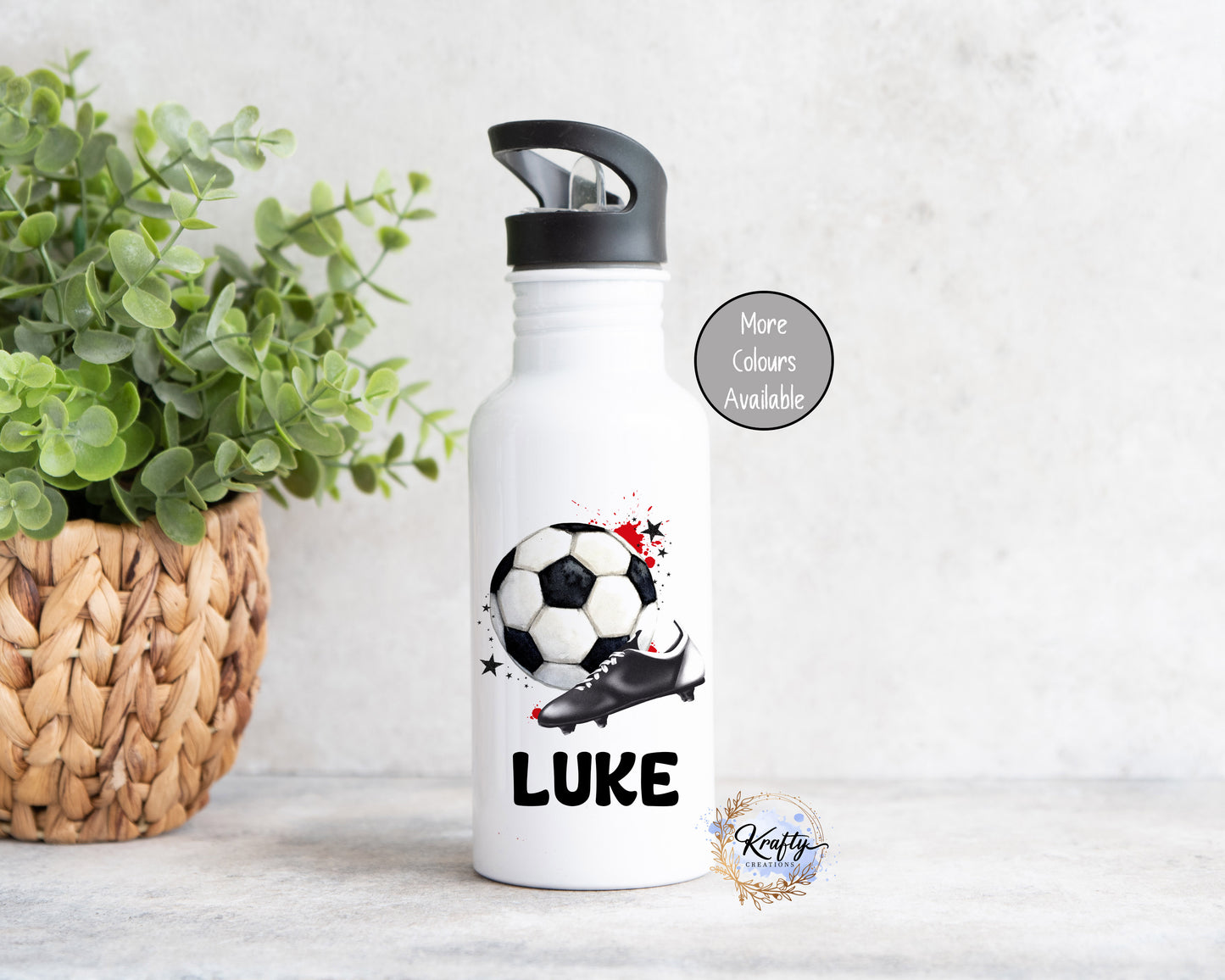 Football Water Bottle