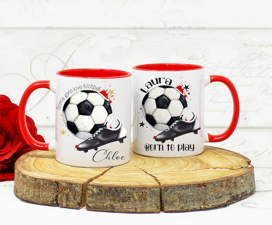 Personalised Football Mugs